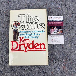 The Game by Ken Dryden - Signed Copy - Montreal Canadiens Hall of Famer with COA